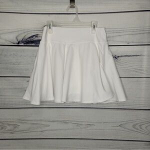 Beyond Yoga White Skort Tennis Circle Skirt size medium